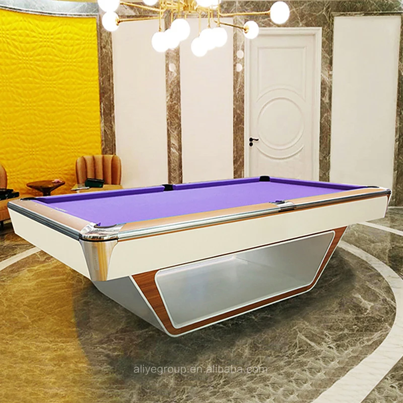 Novo design piscina, mesa de bilhar de luxo de alta qualidade snooker&mesas de bilhar interior 8ft 9ft mesa de bilhar