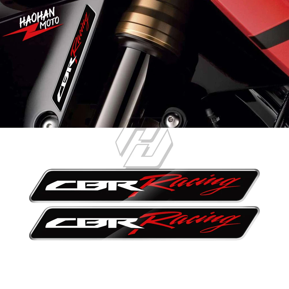 Para Honda CBR 150R 250R 300R 600 FRANCOS 600RR 900RR 1000RR 1100XX 3D Resina Motocicleta Adesivo de RBC Racing